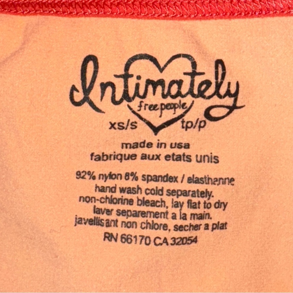 Intimately Free People Coral Lace Medallion Seamless Bodycon Dress Size XS/S - Picture 7 of 7